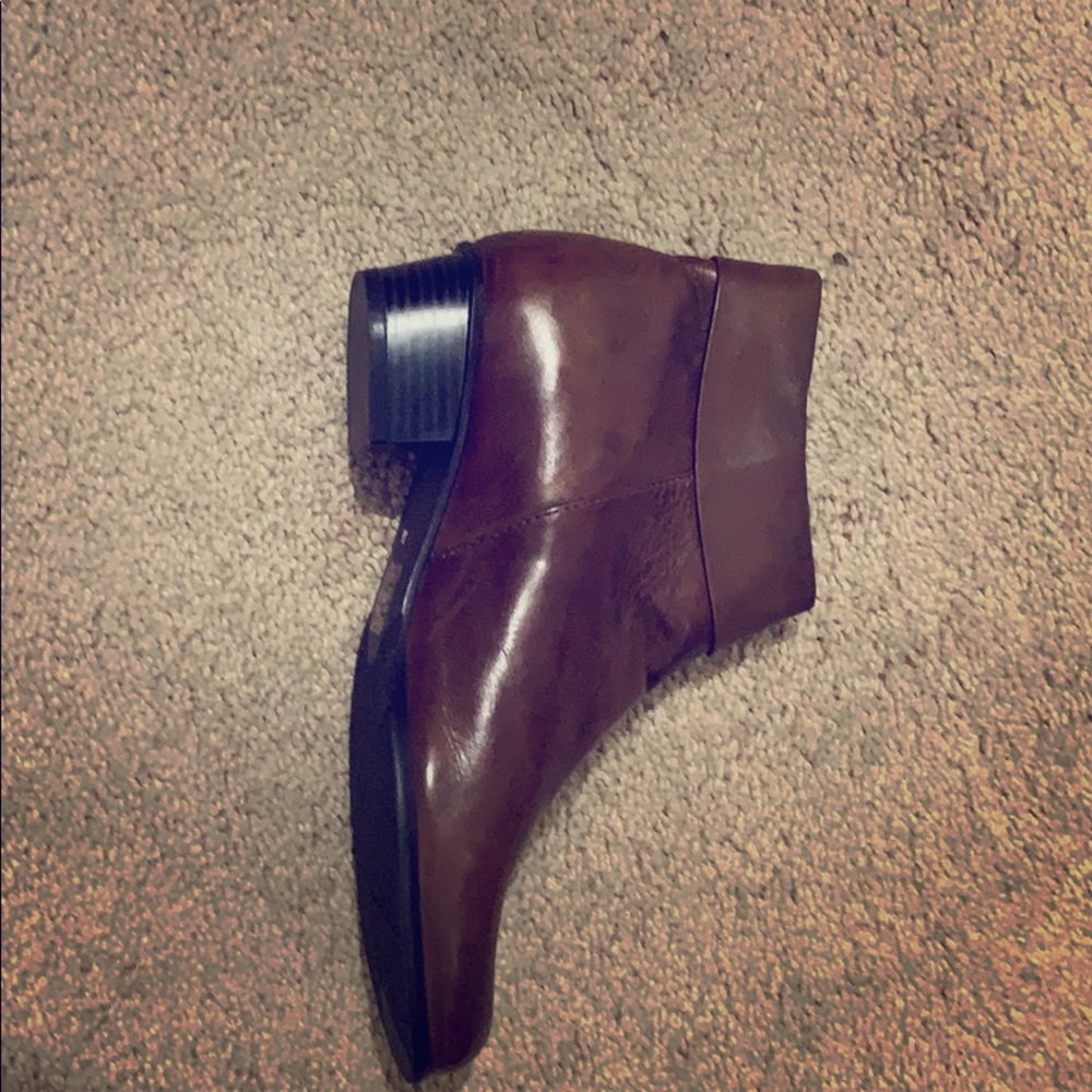 Never worn soft leather booties
